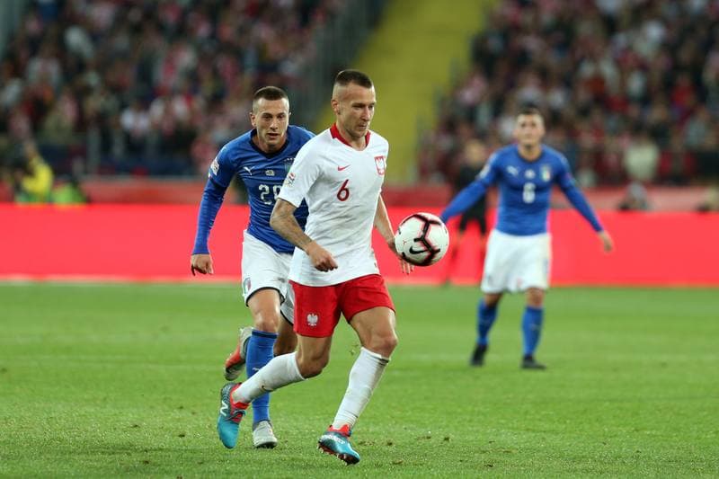 Football. UEFA Nations League. Poland - Italy. 14.10.2018
