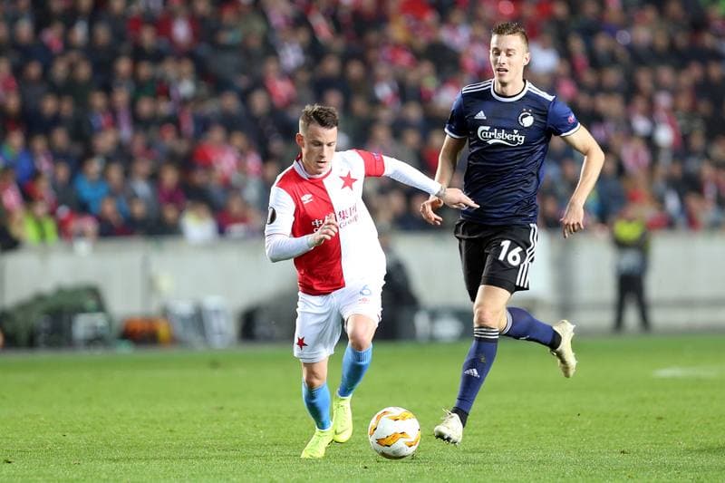 Football. UEFA Europa League. Slavia Prague - FC Copenhagen. 08.11.2018