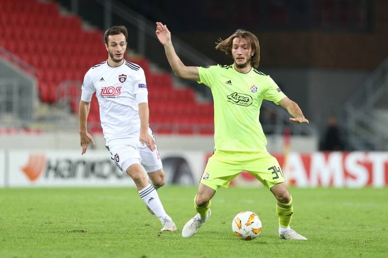 Football. UEFA Europa League. Spartak Trnava - Dinamo Zagreb. 25.10.2018