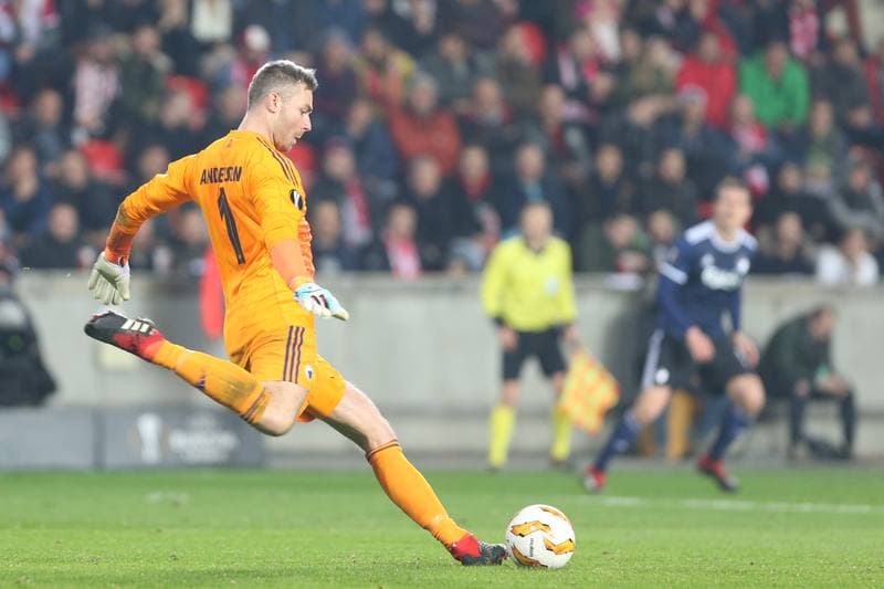Football. UEFA Europa League. Slavia Prague - FC Copenhagen. 08.11.2018