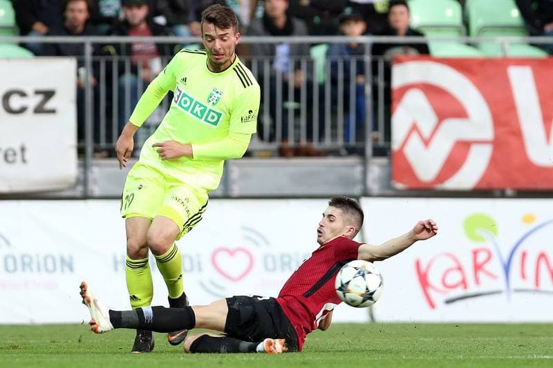 Football. Fortuna:Liga. MFK Karvina - Sparta Prague. 10.11.2018