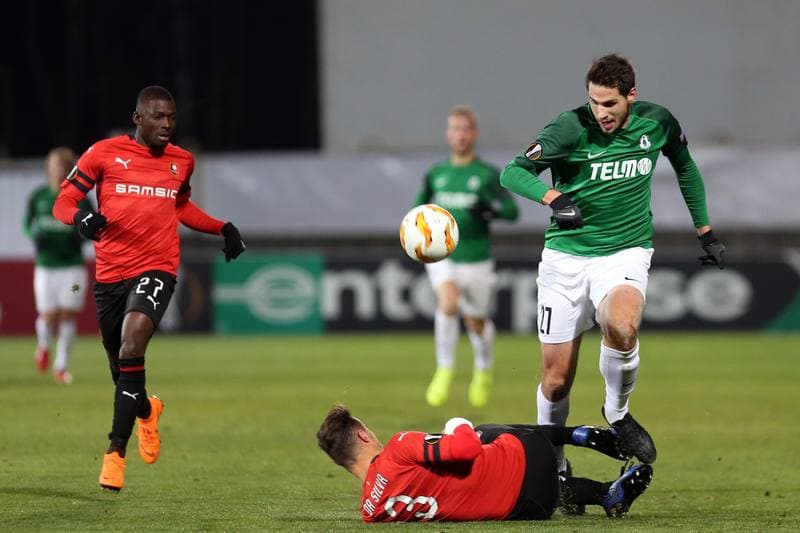 Football. UEFA Europa League. FK Jablonec - Stade Rennais FC. 29.11.2018