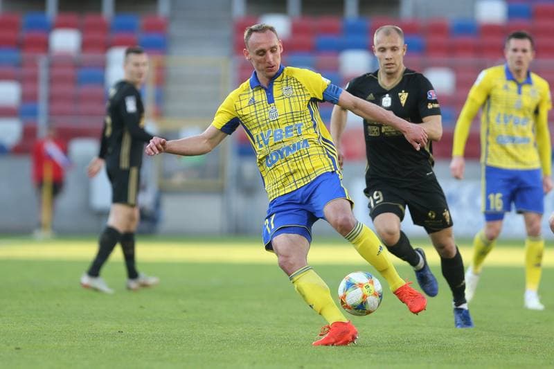 Football. Lotto Ekstraklasa. Gornik Zabrze - Arka Gdynia. 22.04.2019