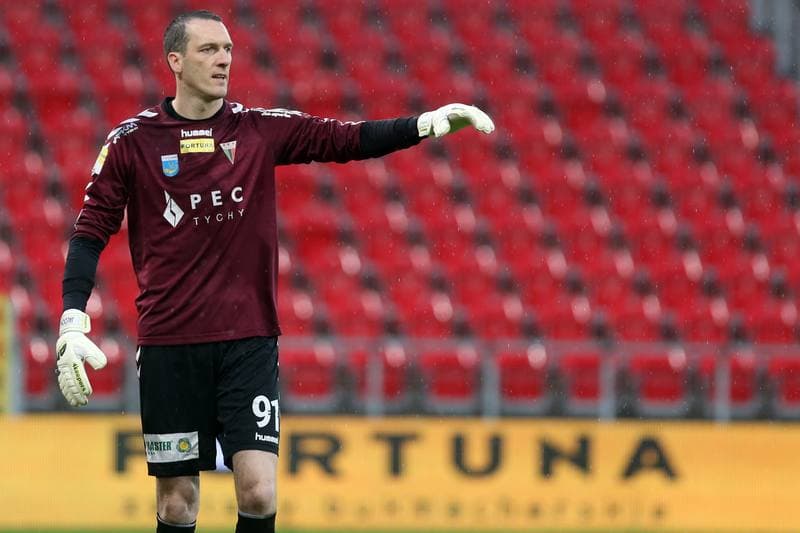 Football. Fortuna I Liga. GKS Tychy - Wigry Suwalki. 28.04.2019