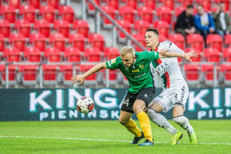 Football. Fortuna I Liga. GKS Tychy - GKS 1962 Jastrzebie. 01.05.2019