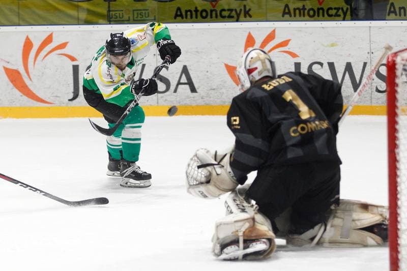 Ice Hockey. Polska Hokej Liga. JKH GKS Jastrzebie - Comarch Cracovia. 10.01.2019