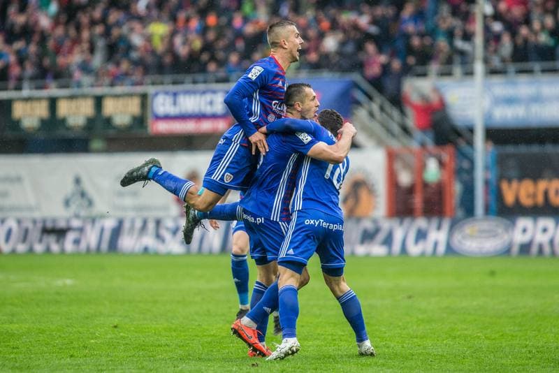 Football. Lotto Ekstraklasa. Piast Gliwice - Jagiellonia Bialystok. 12.05.2019