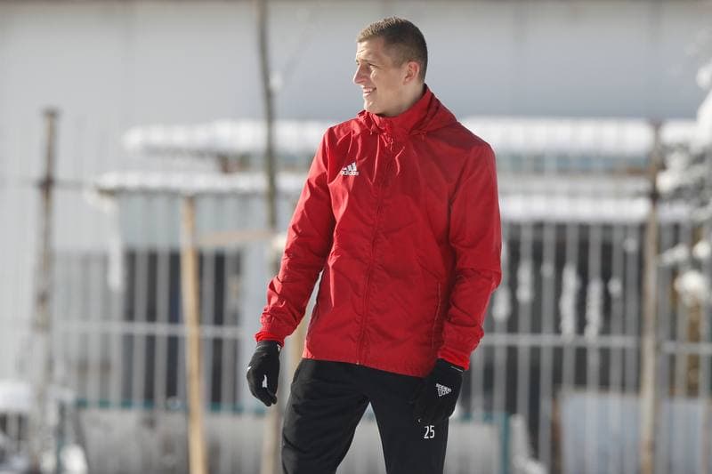 Football. Gornik Zabrze. Training. 05.02.2019