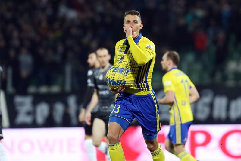 Football. Lotto Ekstraklasa. Zaglebie Sosnowiec - Arka Gdynia. 16.02.2019