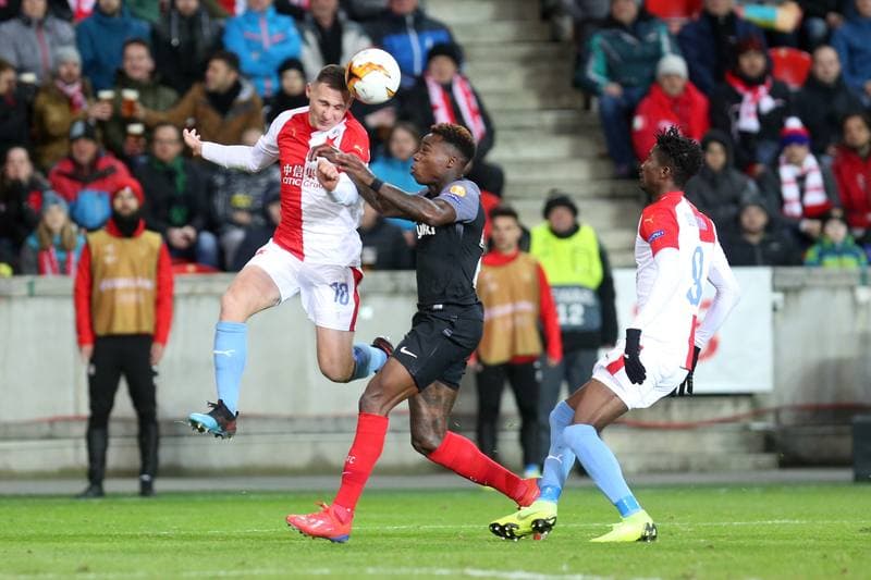 Football. UEFA Europa League. Slavia Prague - Sevilla FC. 14.03.2019