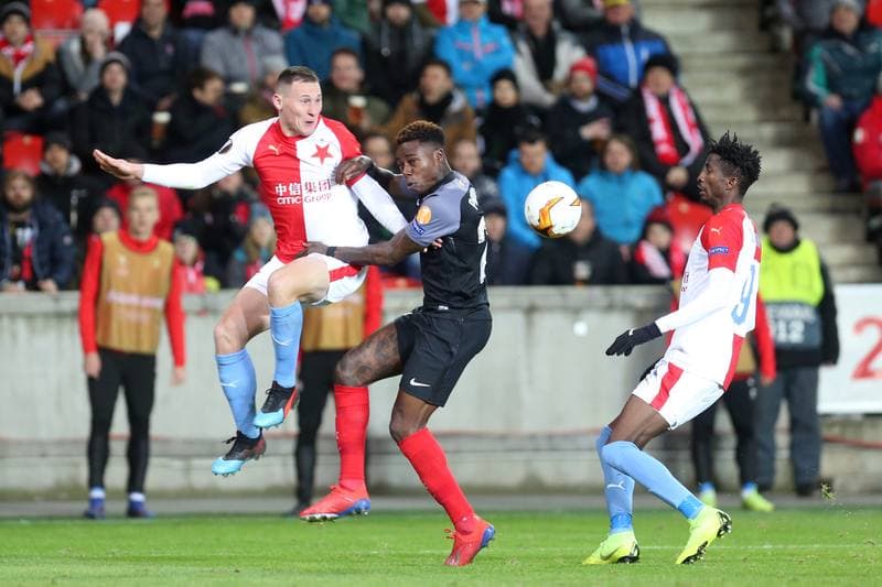 Football. UEFA Europa League. Slavia Prague - Sevilla FC. 14.03.2019