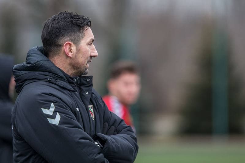 Football. Sparing. Zaglebie Sosnowiec - FK Zeleziarne Podbrezova. 29.01.2020