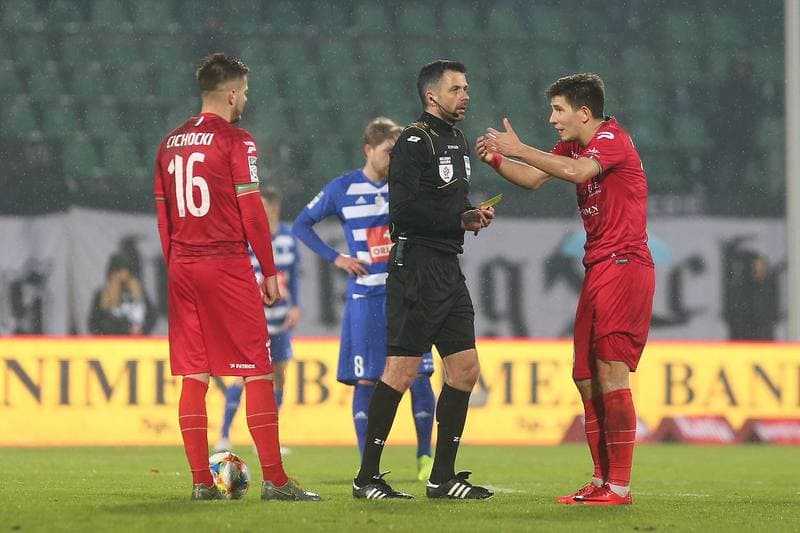 Football. Lotto Ekstraklasa. Zaglebie Sosnowiec - Wisla Plock. 13.04.2019