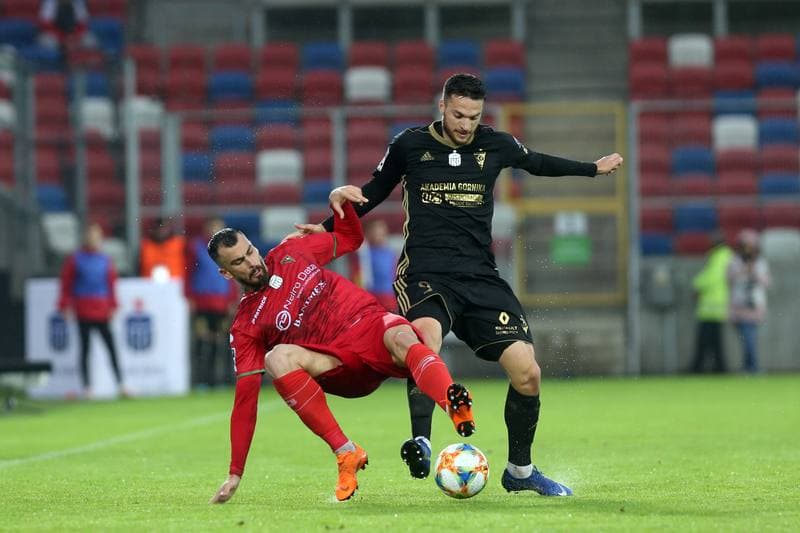 Football. Lotto Ekstraklasa. Gornik Zabrze - Zaglebie Sosnowiec. 29.04.2019