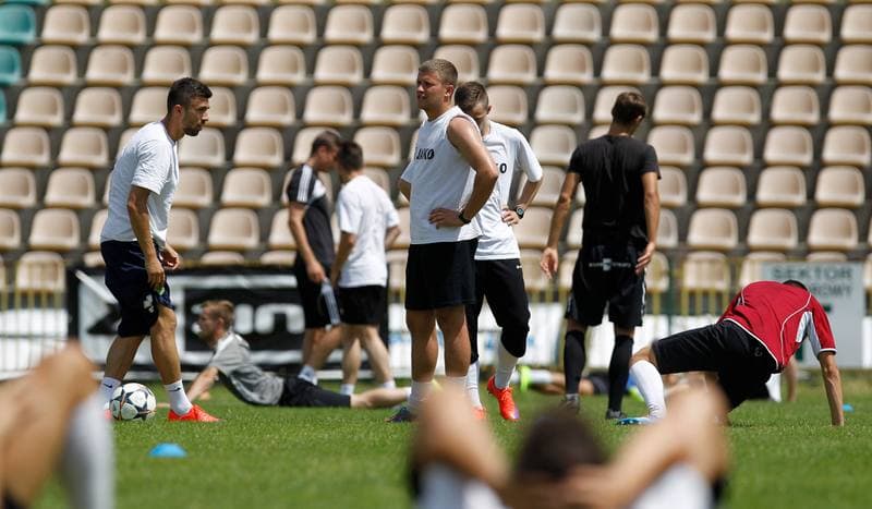 Football. Rozwoj Katowice. Training. 29.06.2015