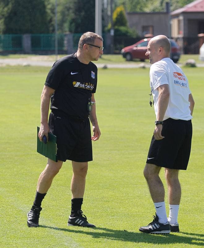 Football. Termalica Bruk-Bet Nieciecza. Training. 03.07.2015