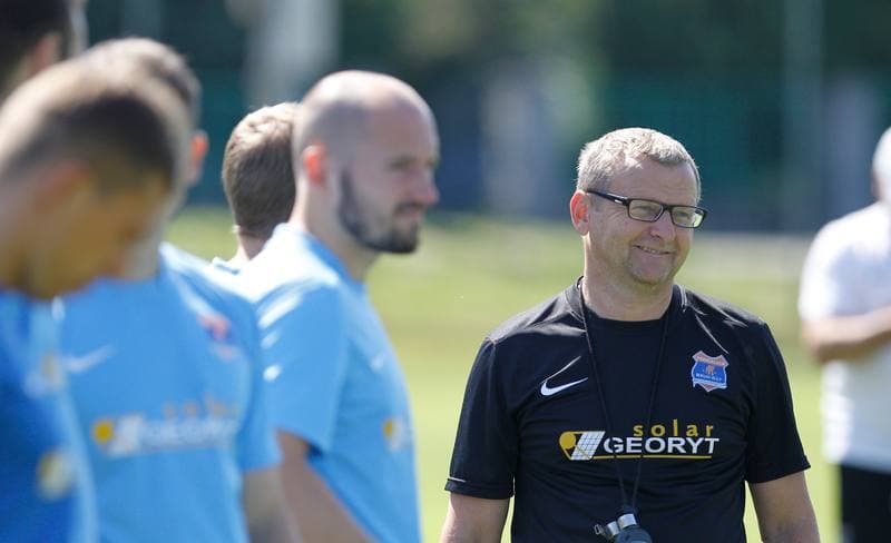 Football. Termalica Bruk-Bet Nieciecza. Training. 03.07.2015
