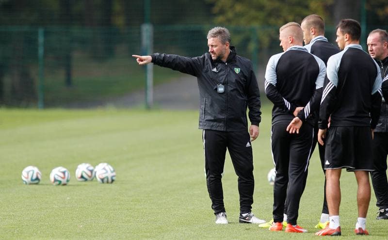 Football. GKS Katowice. Training. 28.05.2015