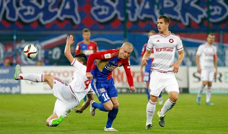 Football. PKO BP Ekstraklasa. Piast Gliwice - Wisla Krakow. 03.10.2015