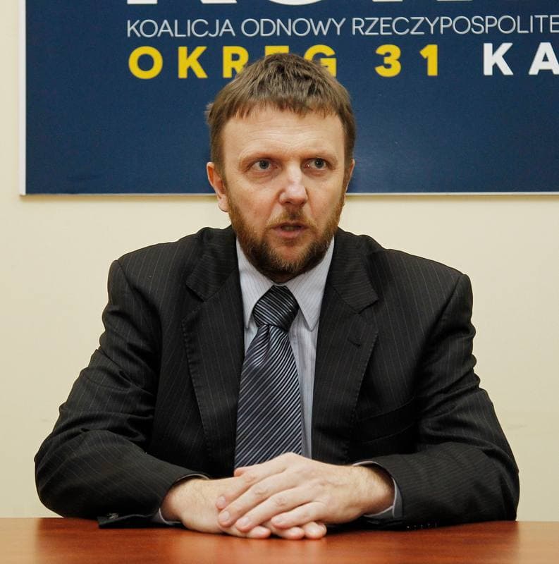 Janusz Korwin-Mikke. Partia Korwin. Press Conference. 09.11.2015
