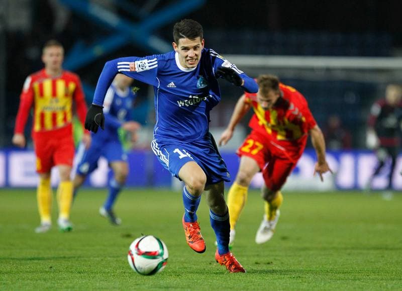 Football. T-Mobile Ekstraklasa. Ruch Chorzow - Korona Kielce. 27.10.2014