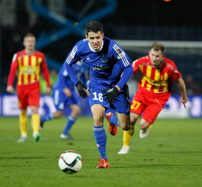 Football. T-Mobile Ekstraklasa. Ruch Chorzow - Korona Kielce. 27.10.2014
