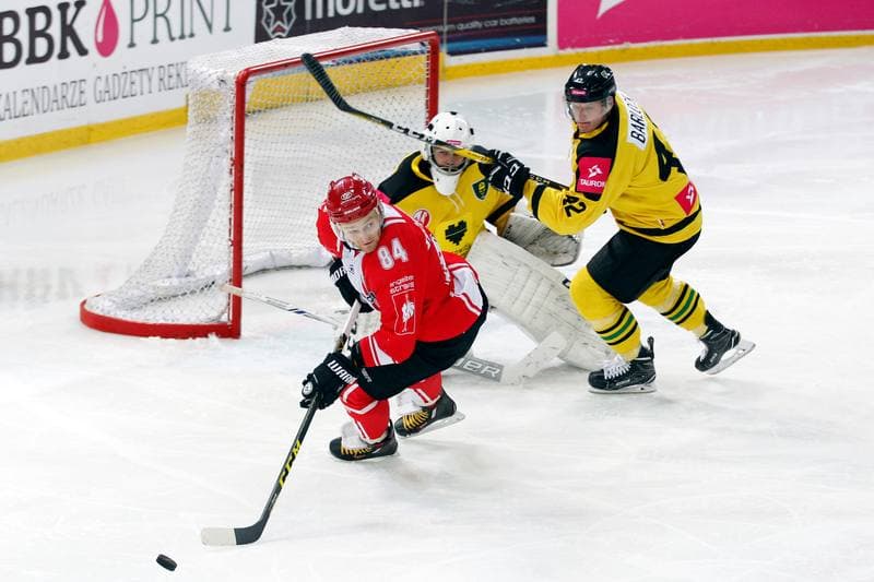 Ice Hockey. Tauron Hokej Liga. Tauron KH GKS Katowice - Comarch Cracovia Krakow. 20.11.2016