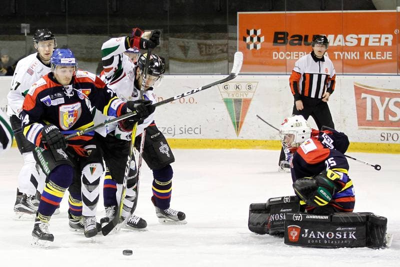 Ice Hockey. Polska Hokej Liga. GKS Tychy - Tatryski Podhale Nowy Targ. 03.01.2017