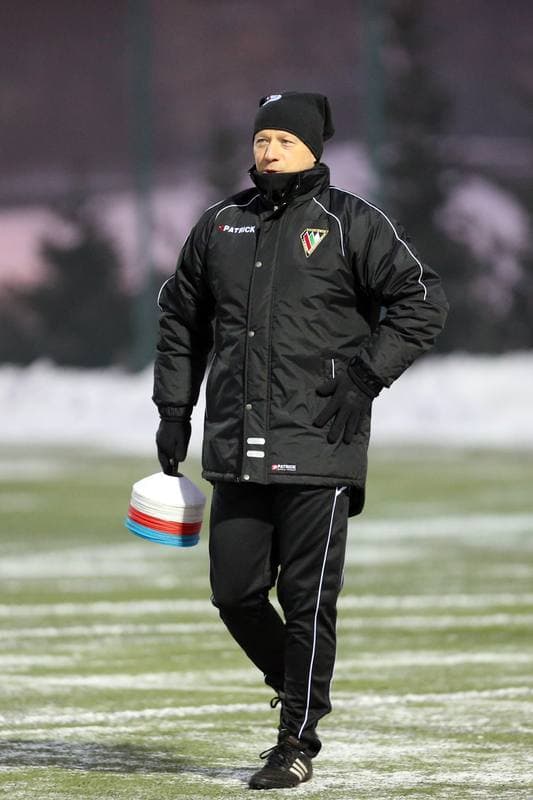 Football. Zaglebie Sosnowiec. Training. 09.01.2017