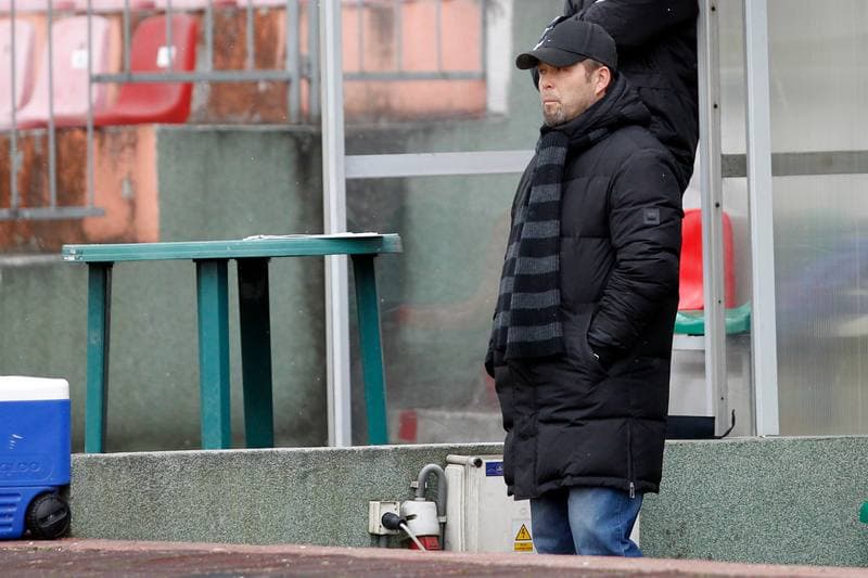 Football. Sparing. Zaglebie Sosnowiec - GKS Tychy. 25.02.2017