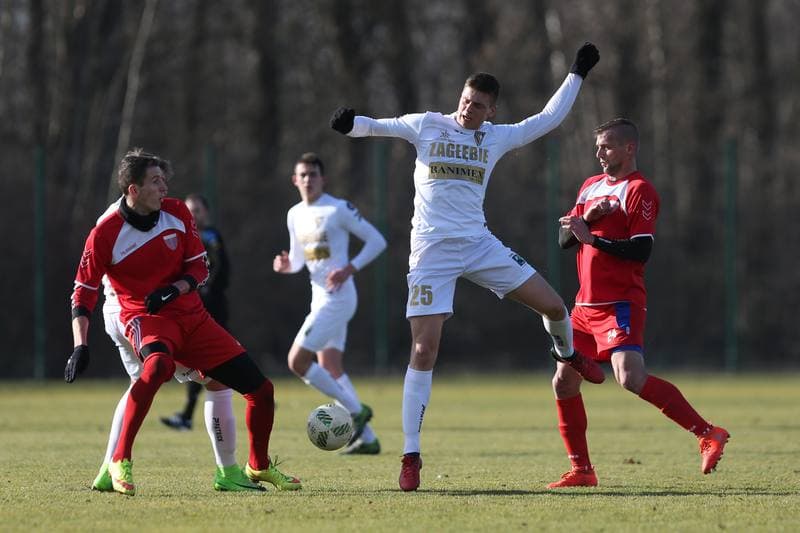 Football. Sparing. Zaglebie Sosnowiec - Polonia Bytom. 25.02.2017