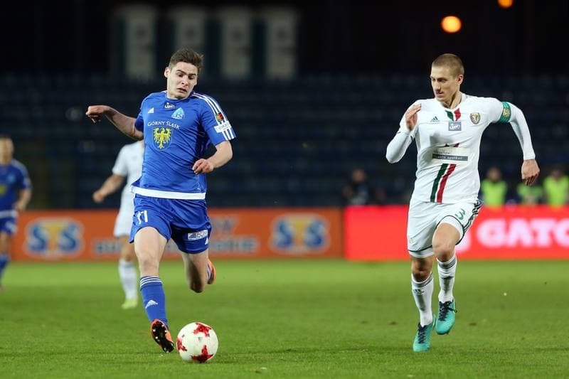 Football. Lotto Ekstraklasa. Ruch Chorzow - Slask Wroclaw. 27.02.2017