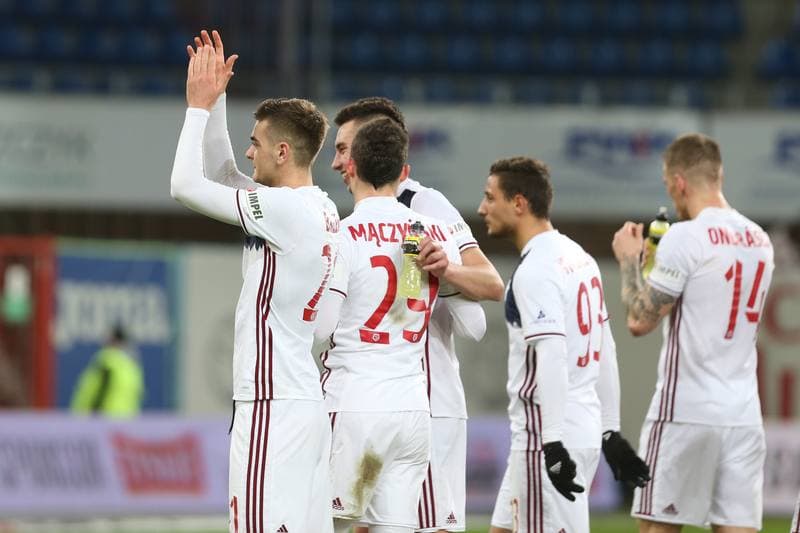 Football. Lotto Ekstraklasa. Piast Gliwice - Wisla Krakow. 04.03.2017