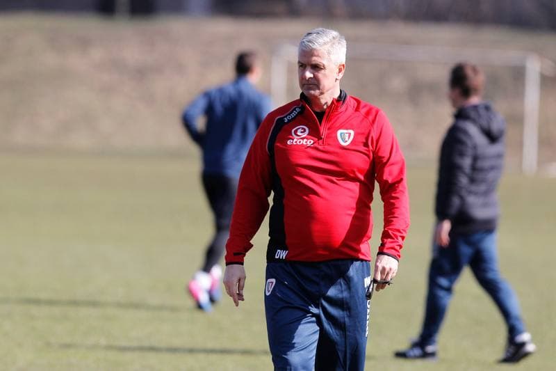 Football. Piast Gliwice. Training. 08.03.2017