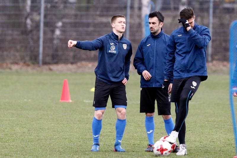 Football. Piast Gliwice. Training. 15.03.2017