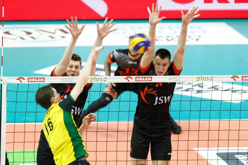 Volleyball. PlusLiga. GKS Katowice - Jastrzebski Wegiel. 28.03.2017