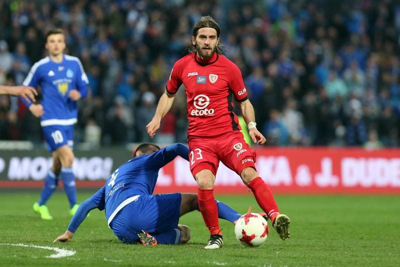 Football. Lotto Ekstraklasa. Ruch Chorzow - Piast Gliwice. 03.04.2017