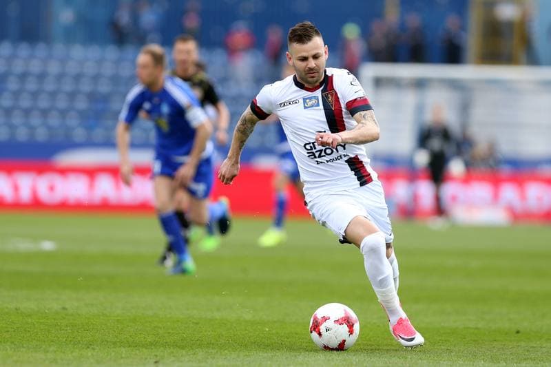 Football. Lotto Ekstraklasa. Ruch Chorzow - Pogon Szczecin. 15.04.2017