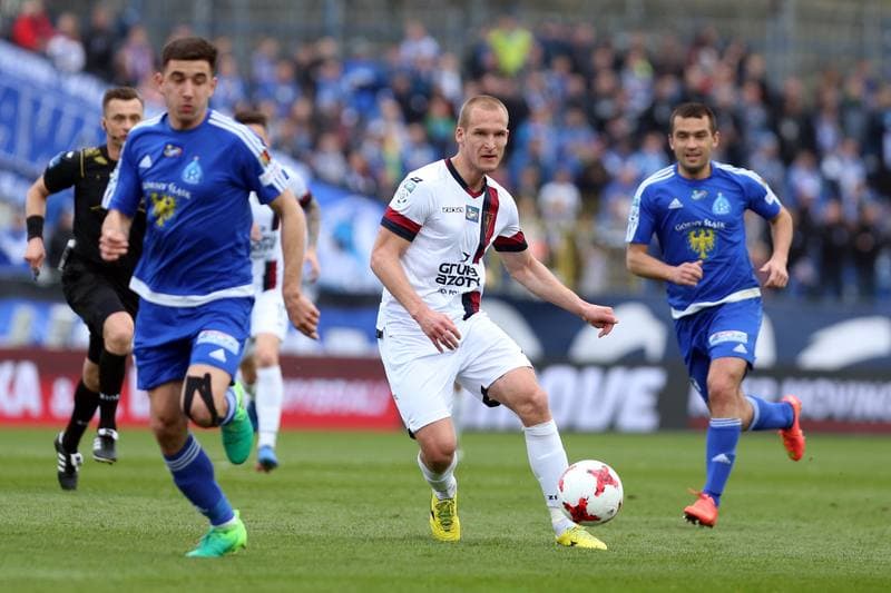 Football. Lotto Ekstraklasa. Ruch Chorzow - Pogon Szczecin. 15.04.2017