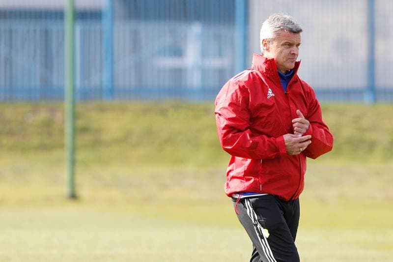 Football. Ruch Chorzow. Training. 24.04.2017
