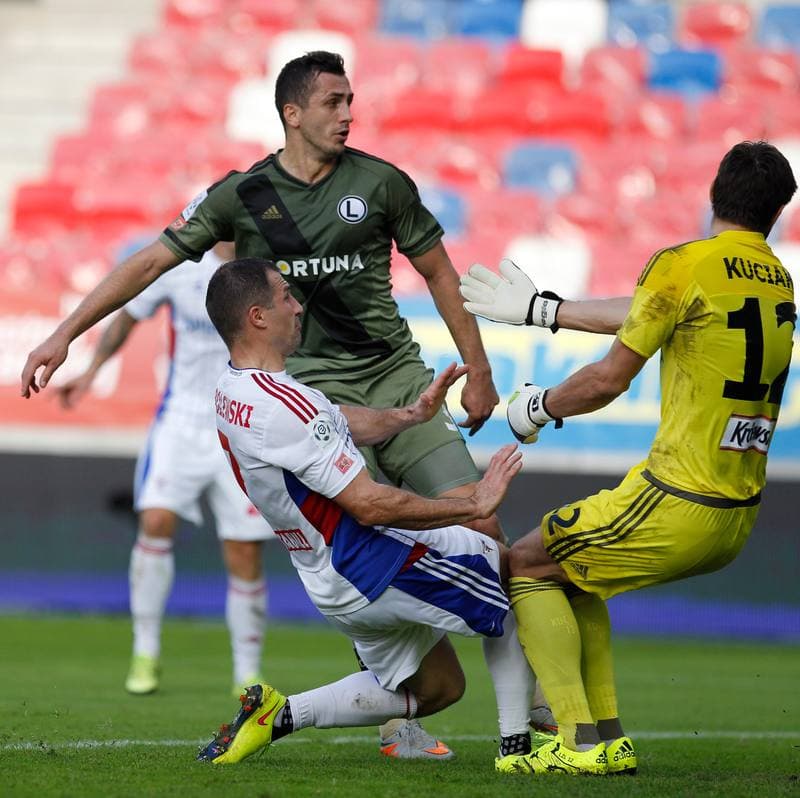 Football. T-Mobile Ekstraklasa. Gornik Zabrze - Legia Warsaw. 22.02.2014