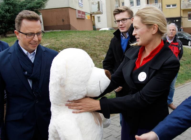 Barbara Nowacka. United Left. Press Conference. 07.10.2015