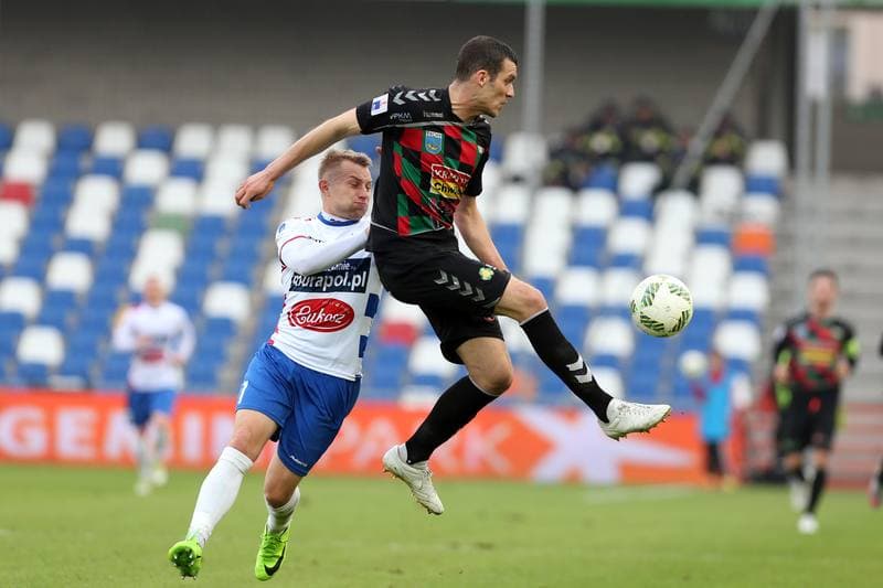 Football. Nice I Liga. Podbeskidzie Bielsko-Biala - GKS Tychy. 13.05.2017