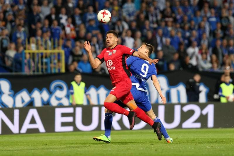 Football. Lotto Ekstraklasa. Ruch Chorzow - Piast Gliwice. 16.05.2017