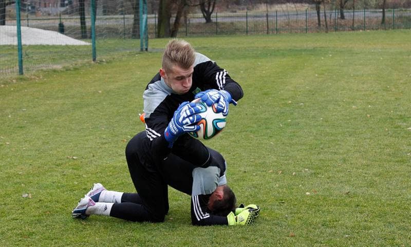 Football. GKS Katowice. Training. 28.05.2015