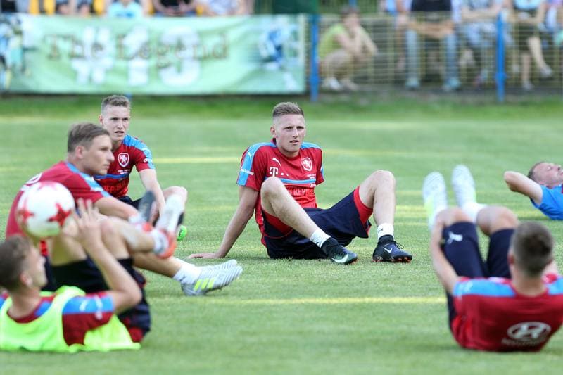 Football. Czech Republic. Training. 15.06.2017