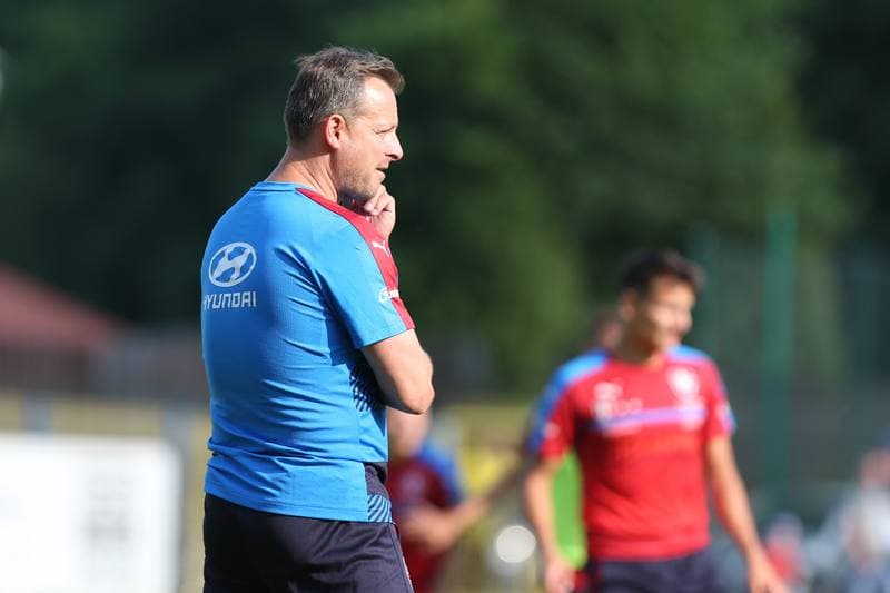 Football. Czech Republic. Training. 15.06.2017