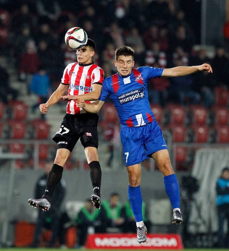 Football. PKO BP Ekstraklasa. Cracovia Krakow - Podbeskidzie Bielsko Biala. 02.12.2015