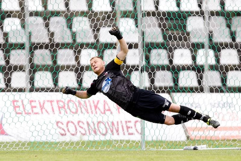 Football. Sparing. Zaglebie Sosnowiec - LKS Lodz. 15.07.2017