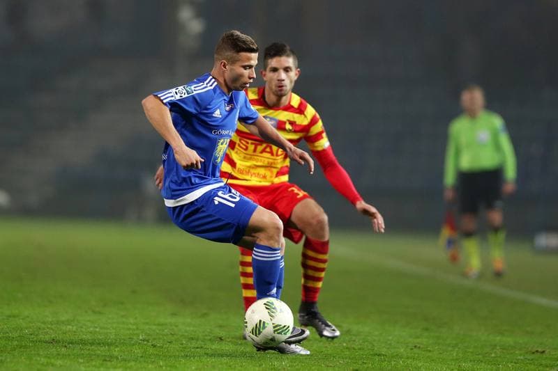 Football. Lotto Ekstraklasa. Ruch Chorzow - Jagiellonia Bialystok. 26.11.2016